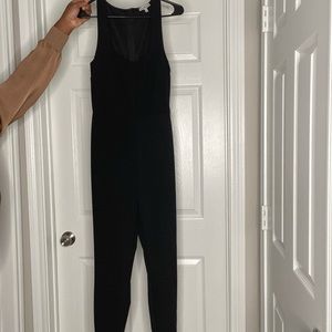 Never Worn Black Fitted Charlotte Russe Jumpsuit